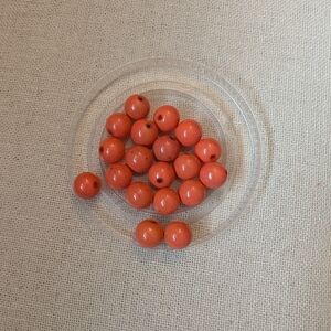 Round Coral Beads - #23